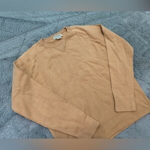 3/$21 J. Crew Men's Crewneck Sweater in Tan